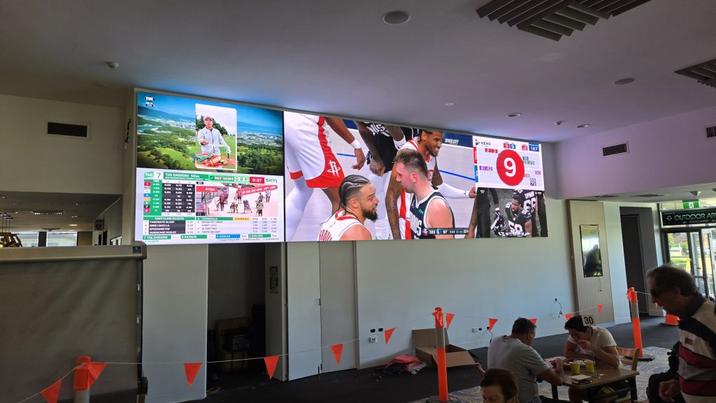 Taren Point Bowling Club Massive Multisport LED Video Wall