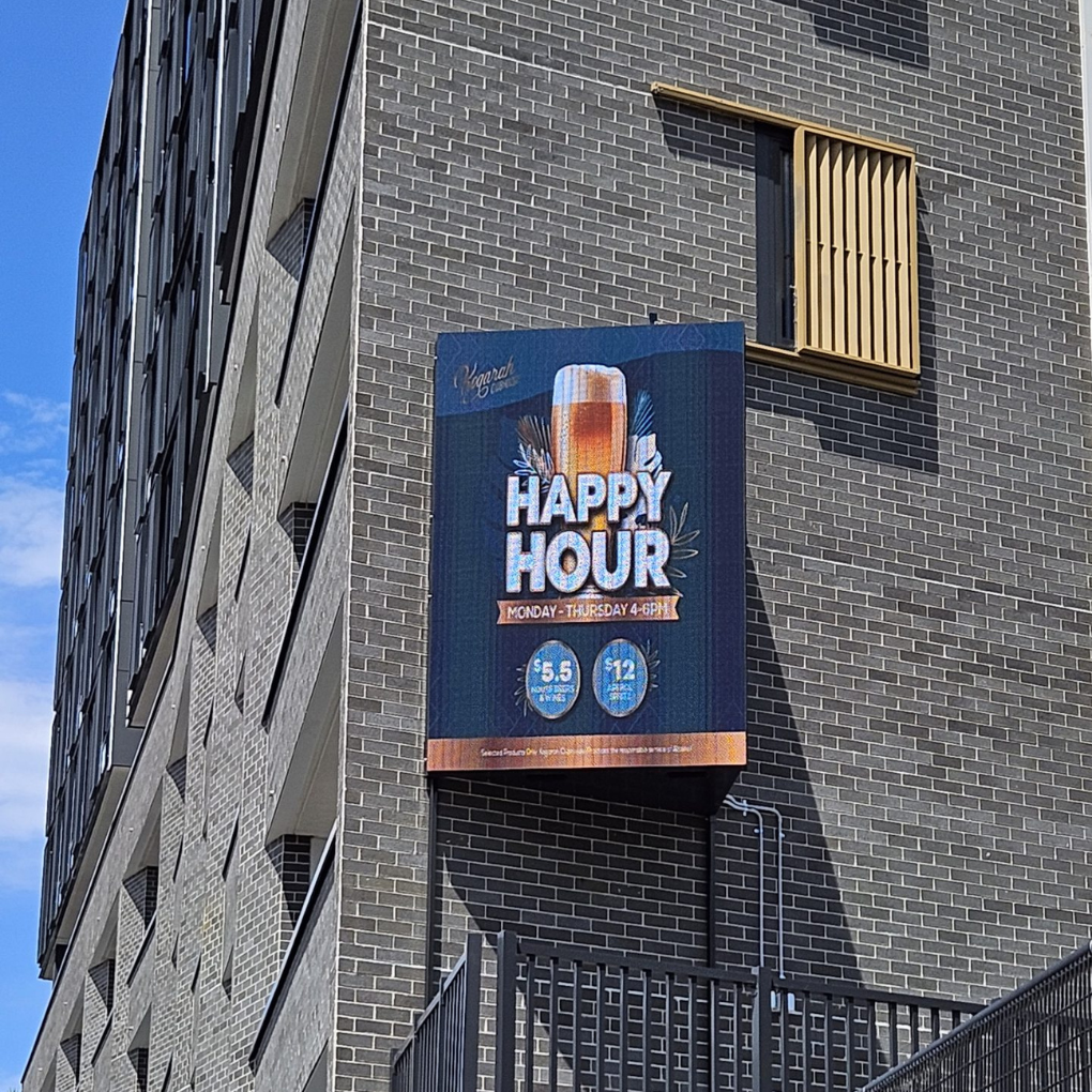 LED digital signage display for indoor and outdoor use