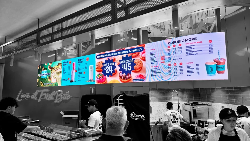 LED digital signage display for indoor and outdoor use
